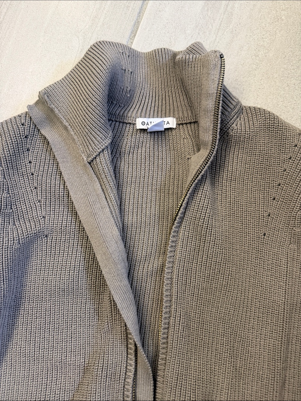 Athleta Escapade Bomber Jacket, Medium, Brown